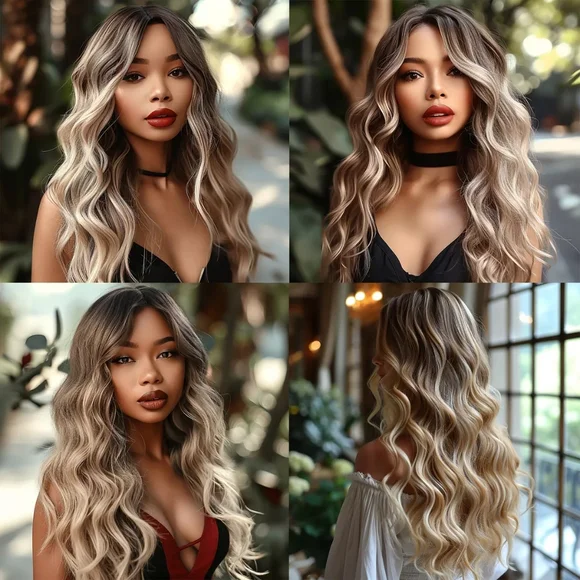 613 Blonde WigSynthetic Curly WigWigs for Black Women&White Women